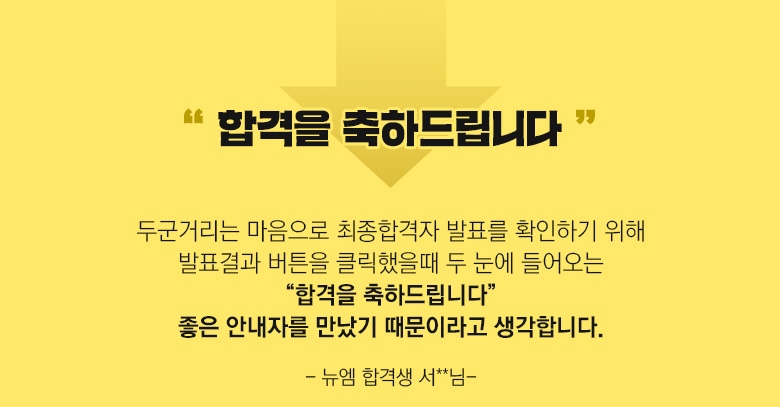 뉴엠 합격생 리뷰