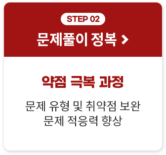 step02. 문제풀이 정복, 약점 극복 과정